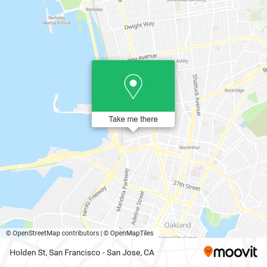 Mapa de Holden St