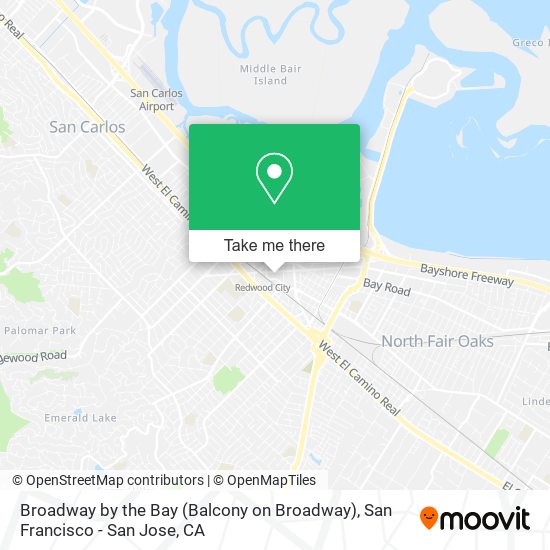 Broadway by the Bay (Balcony on Broadway) map