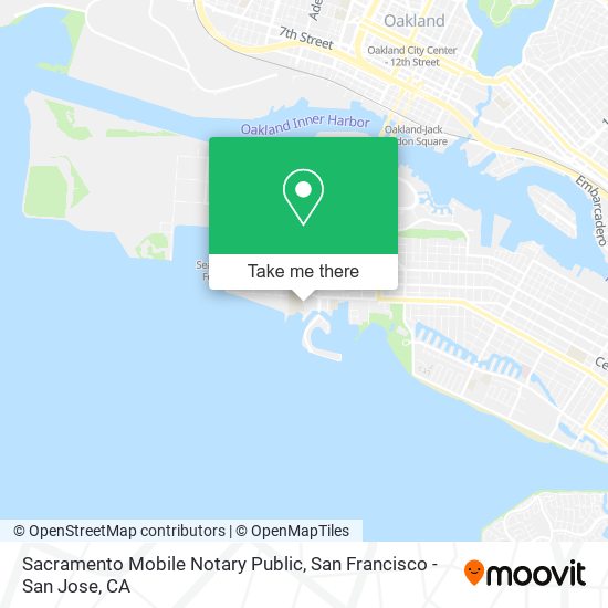 Sacramento Mobile Notary Public map