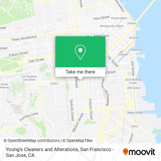 Mapa de Young's Cleaners and Alterations