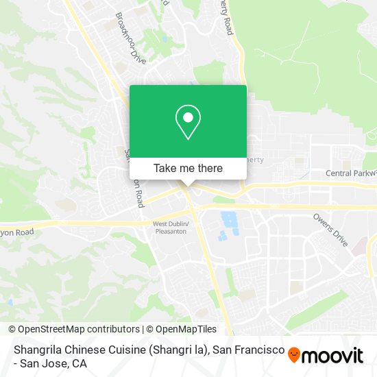 Shangrila Chinese Cuisine (Shangri la) map