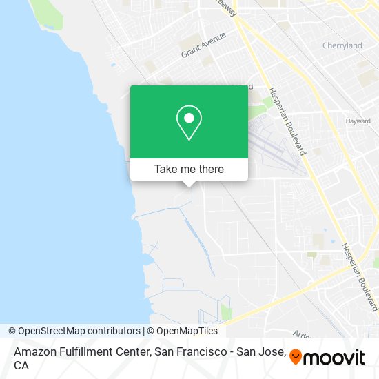 Mapa de Amazon Fulfillment Center