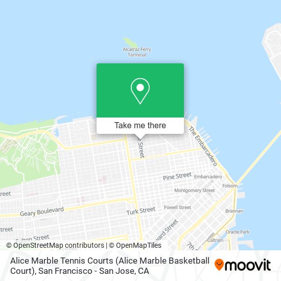 Mapa de Alice Marble Tennis Courts (Alice Marble Basketball Court)