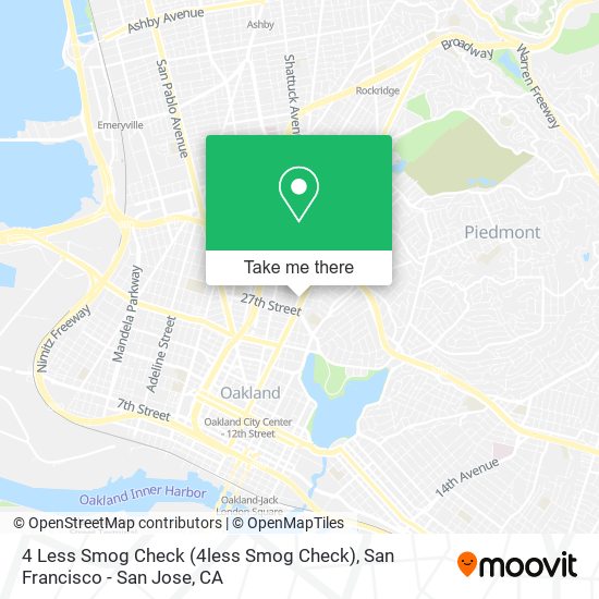 Mapa de 4 Less Smog Check (4less Smog Check)