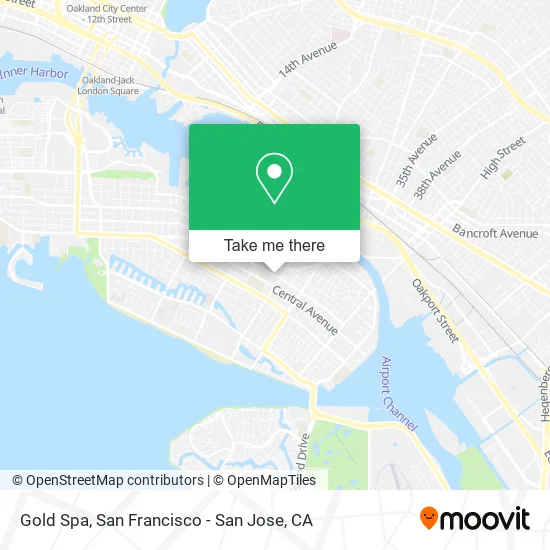 Mapa de Gold Spa
