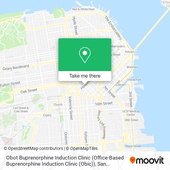 Obot Buprenorphine Induction Clinic (Office-Based Buprenorphine Induction Clinic (Obic)) map