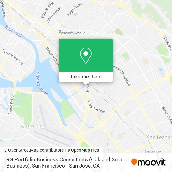 Mapa de RG Portfolio Business Consultants (Oakland Small Business)