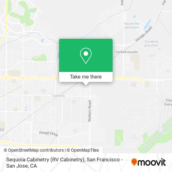 Mapa de Sequoia Cabinetry (RV Cabinetry)