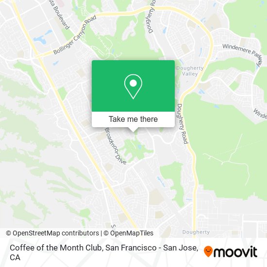 Coffee of the Month Club map