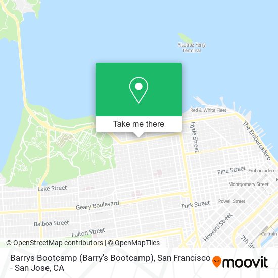 Mapa de Barrys Bootcamp (Barry's Bootcamp)