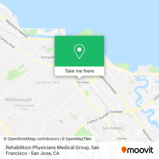 Rehabilition Physicians Medical Group map