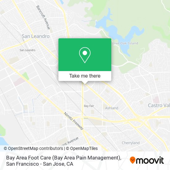 Bay Area Foot Care (Bay Area Pain Management) map