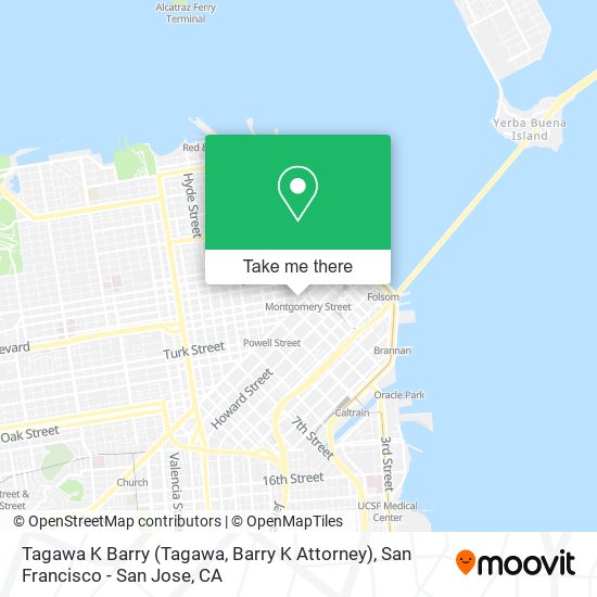 Tagawa K Barry (Tagawa, Barry K Attorney) map