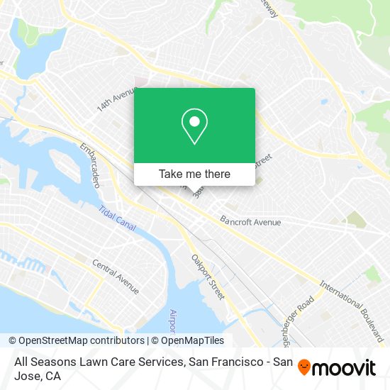 All Seasons Lawn Care Services map