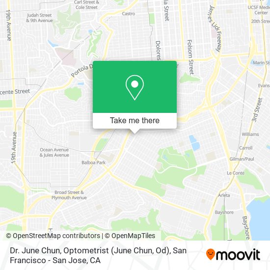 Dr. June Chun, Optometrist (June Chun, Od) map