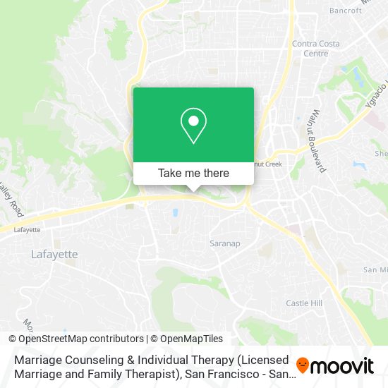 Marriage Counseling & Individual Therapy (Licensed Marriage and Family Therapist) map