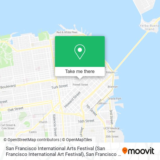 Mapa de San Francisco International Arts Festival