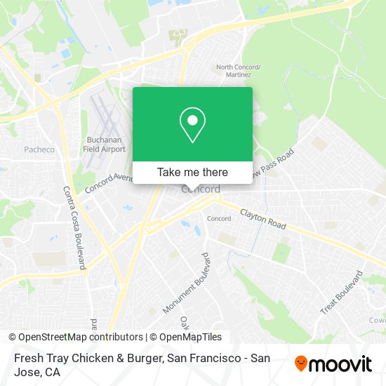 Fresh Tray Chicken & Burger map