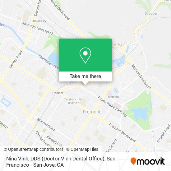 Mapa de Nina Vinh, DDS (Doctor Vinh Dental Office)