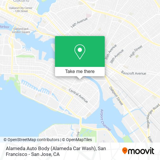 Alameda Auto Body (Alameda Car Wash) map
