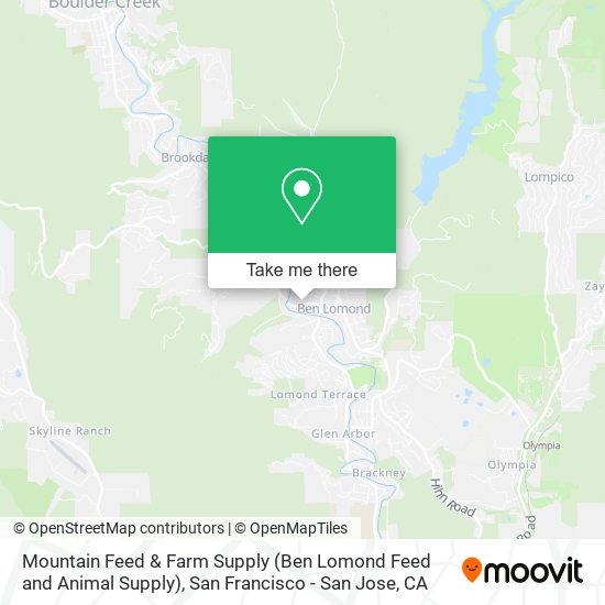 Mountain Feed & Farm Supply (Ben Lomond Feed and Animal Supply) map