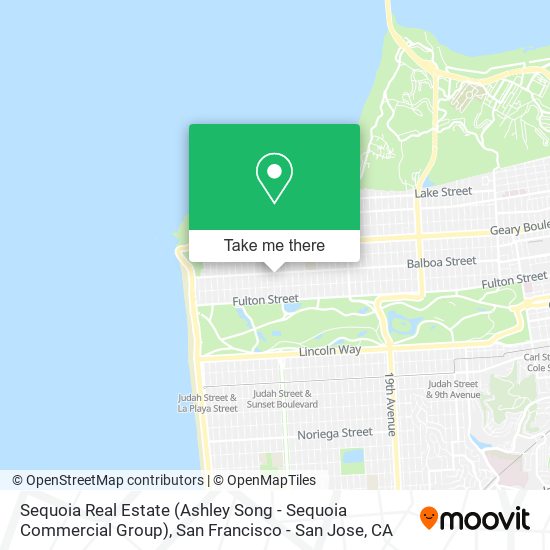 Mapa de Sequoia Real Estate (Ashley Song - Sequoia Commercial Group)