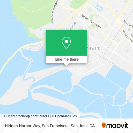 Hidden Harbor Way map