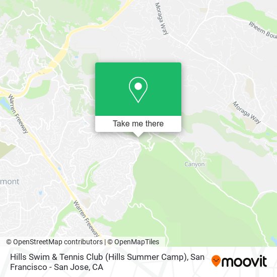 Hills Swim & Tennis Club (Hills Summer Camp) map