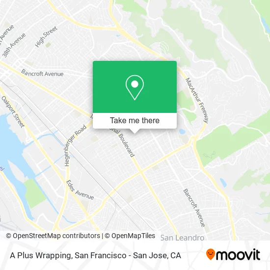 Mapa de A Plus Wrapping