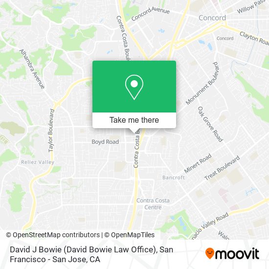 David J Bowie (David Bowie Law Office) map
