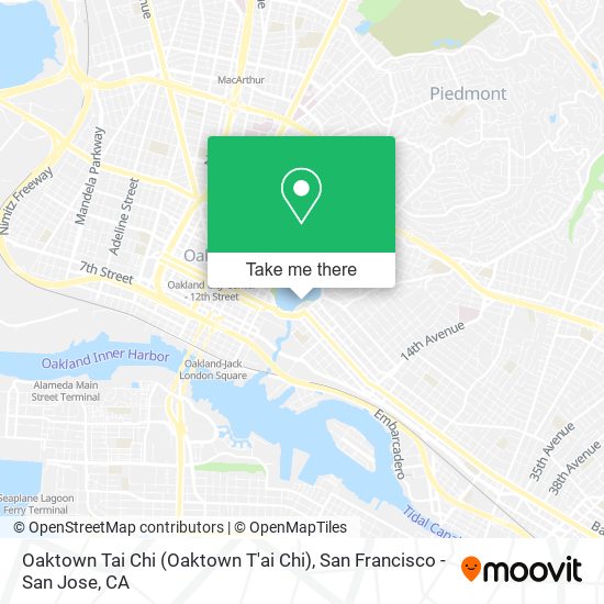 Mapa de Oaktown Tai Chi (Oaktown T'ai Chi)