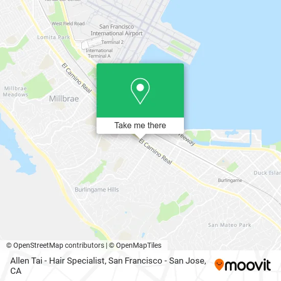 Allen Tai - Hair Specialist map