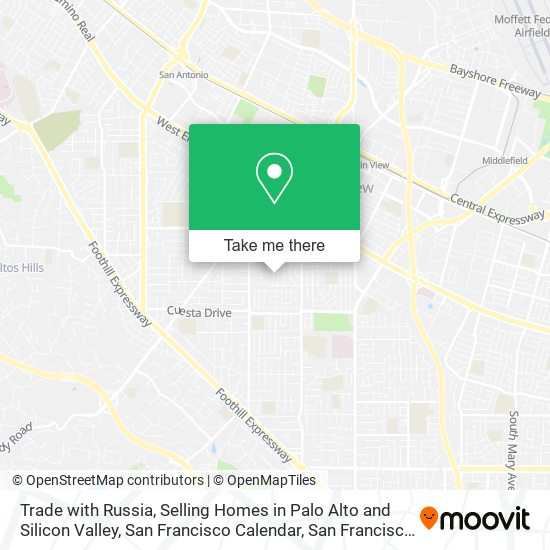 Mapa de Trade with Russia, Selling Homes in Palo Alto and Silicon Valley, San Francisco Calendar