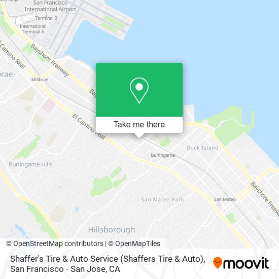 Shaffer's Tire & Auto Service (Shaffers Tire & Auto) map