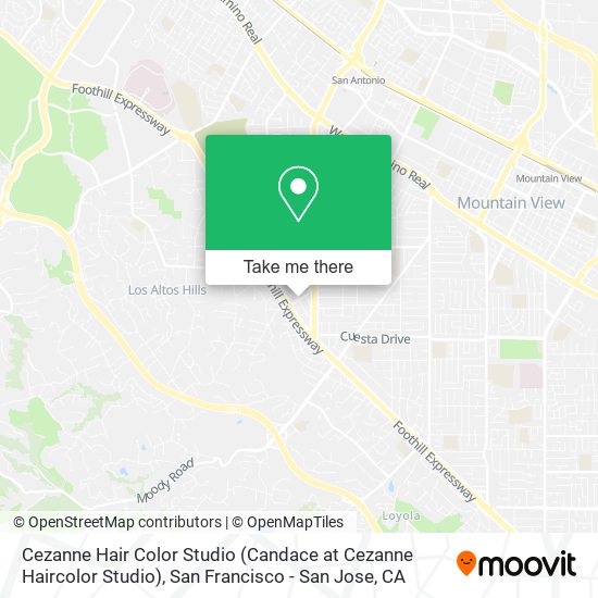 Mapa de Cezanne Hair Color Studio (Candace at Cezanne Haircolor Studio)