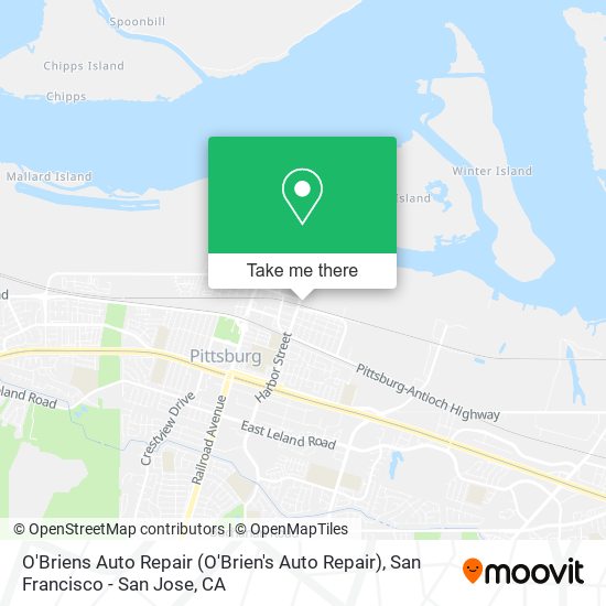 Mapa de O'Briens Auto Repair (O'Brien's Auto Repair)