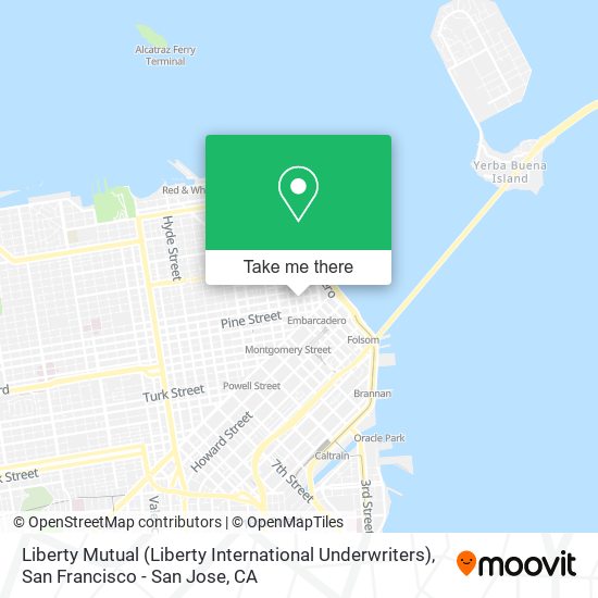 Liberty Mutual (Liberty International Underwriters) map