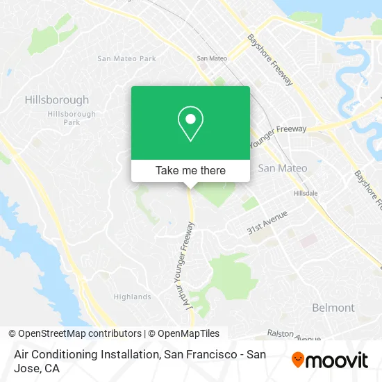 Air Conditioning Installation map
