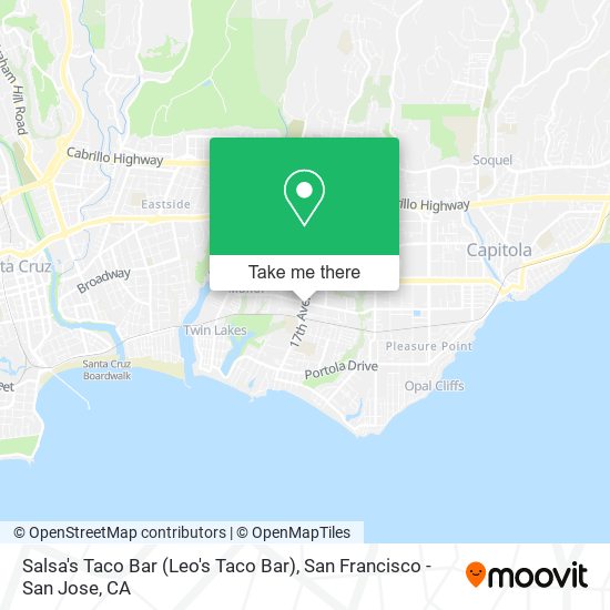 Salsa's Taco Bar map