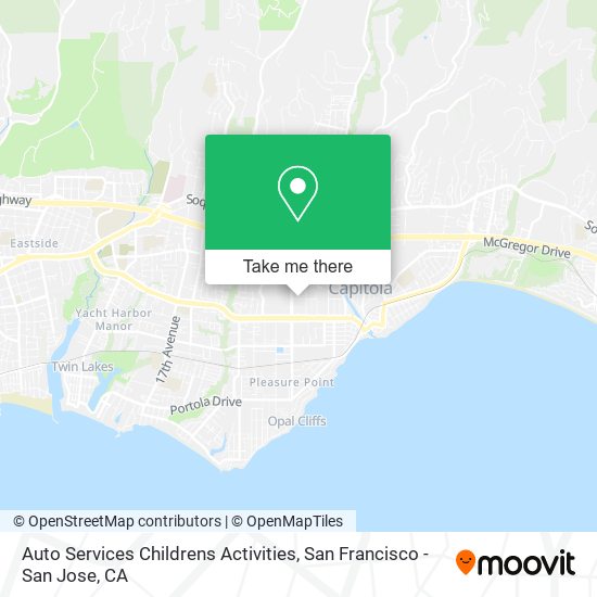 Auto Services Childrens Activities map