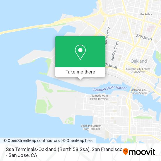 Ssa Terminals-Oakland (Berth 58 Ssa) map
