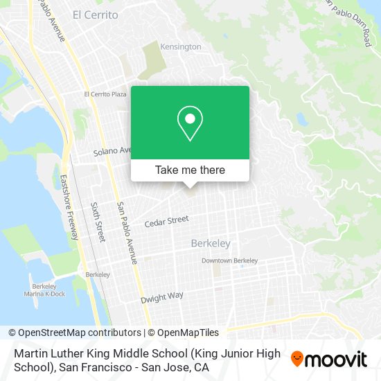 Martin Luther King Middle School (King Junior High School) map