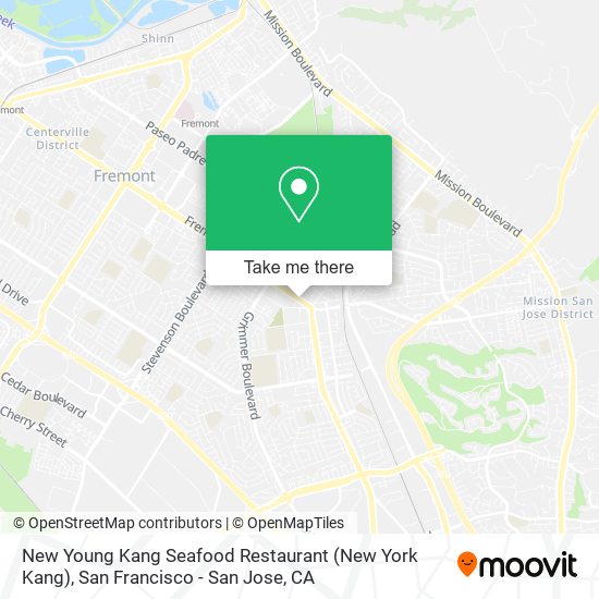 Mapa de New Young Kang Seafood Restaurant (New York Kang)