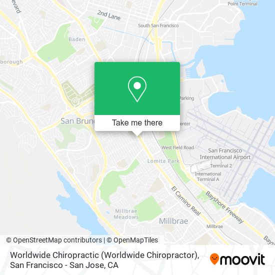 Worldwide Chiropractic (Worldwide Chiropractor) map