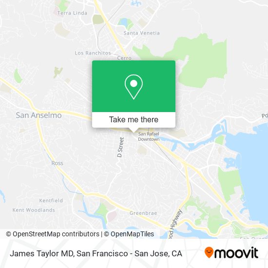 James Taylor MD map