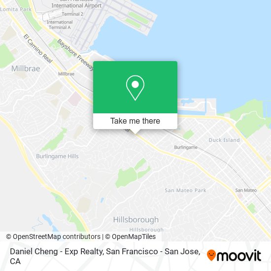 Daniel Cheng - Exp Realty map