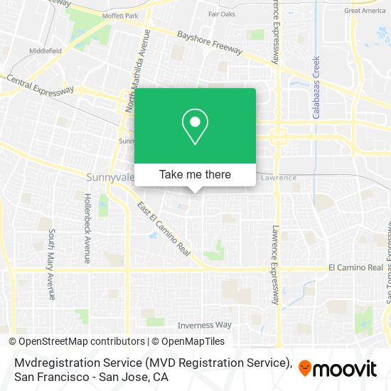 Mapa de Mvdregistration Service (MVD Registration Service)