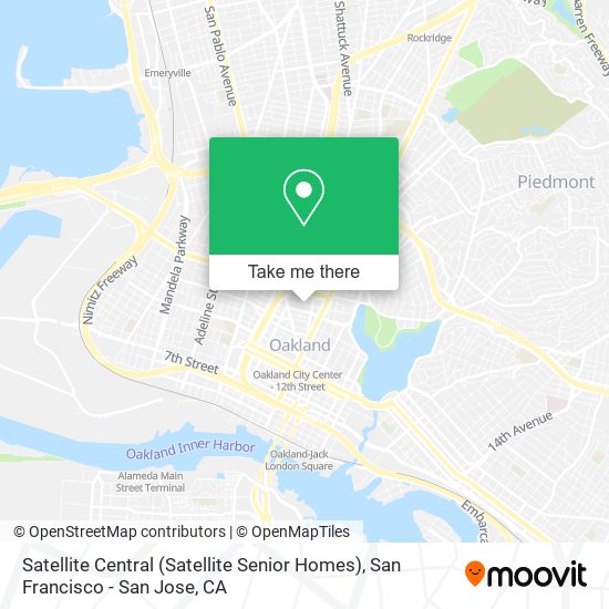Satellite Central (Satellite Senior Homes) map