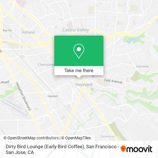 Mapa de Dirty Bird Lounge (Early Bird Coffee)