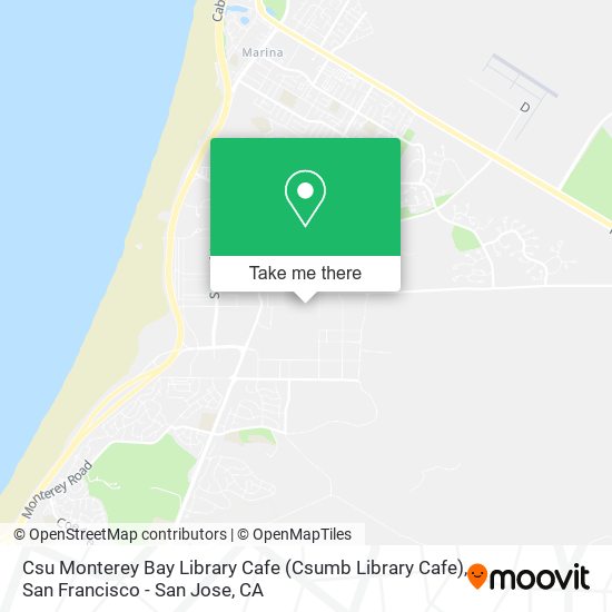 Mapa de Csu Monterey Bay Library Cafe (Csumb Library Cafe)